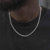 Solid White Gold Rope Chain (2mm)