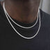 Solid White Gold Rope Chain (2mm)