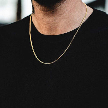Rope Chain in Yellow Gold - 2mm