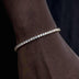 Round Cut Tennis Bracelet in Yellow Gold - 3mm - The GLD Shop
