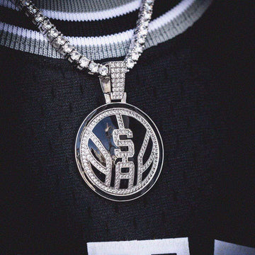 San Antonio Spurs Official NBA Logo Pendant