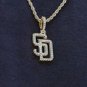 18k Vermeil San Diego Padres Micro Pendant