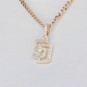 San Diego Padres Official MLB Micro Logo Pendant