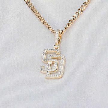 San Diego Padres Official MLB Micro Logo Pendant