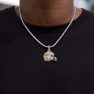 San Francisco 49ers Official NFL Helmet Pendant- The GLD Shop