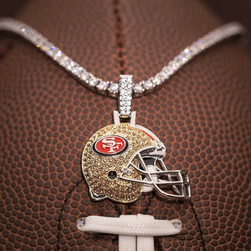 San Francisco 49ers Helmet Pendant - The GLD Shop