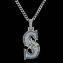 Seattle Mariners Official MLB Logo Pendant