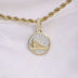 Solid Gold Golden State Warriors Micro Pendant - The GLD Shop