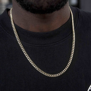 Solid Gold Miami Cuban Link Chain (5mm)
