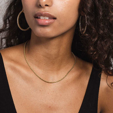 Solid Gold Rope Chain (2mm)