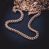 Solid Rose Gold Micro Cuban (2.5mm) - The GLD Shop
