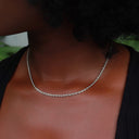 Solid White Gold Rope Chain (2mm)