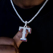 Texas Rangers Official MLB Logo Pendant
