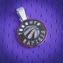 Colgante con el logotipo oficial de la NBA de los Toronto Raptors