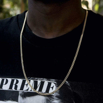 Vermeil Micro Cuban - The GLD Shop